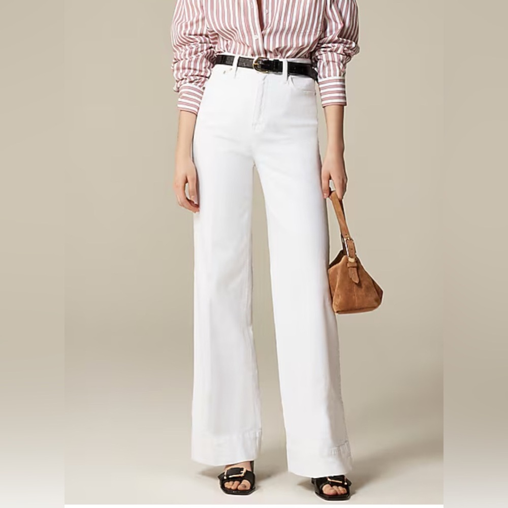 JCREW  high rise denim trouser jean